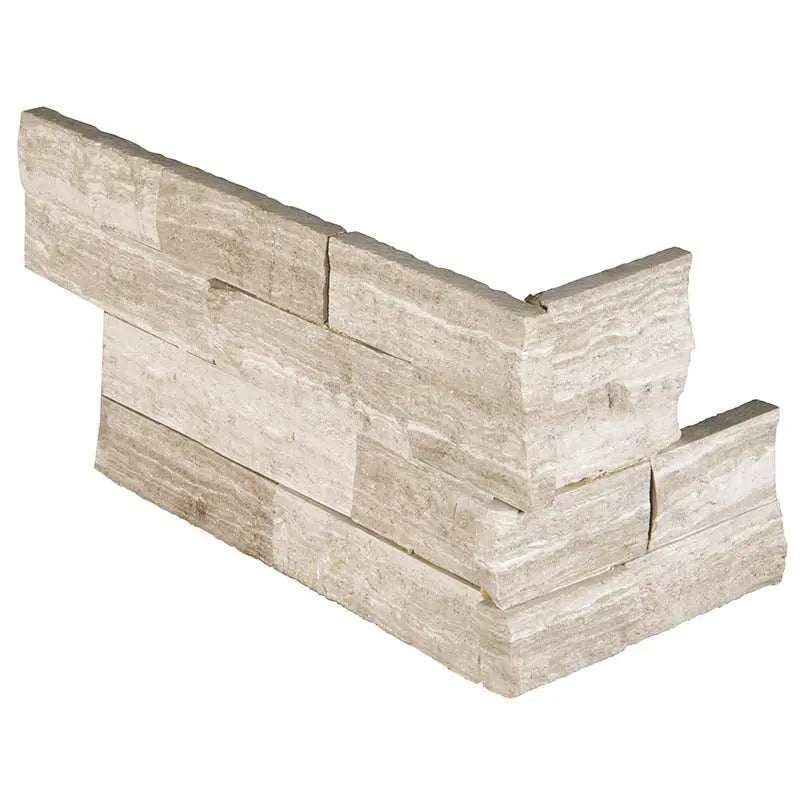 MSI Surfaces White Oak Splitface " L" Panel Corner 6 x 18