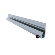Zitta 2 ends finishing kit 96'' for on wall installation chrome MU0096HAEK2