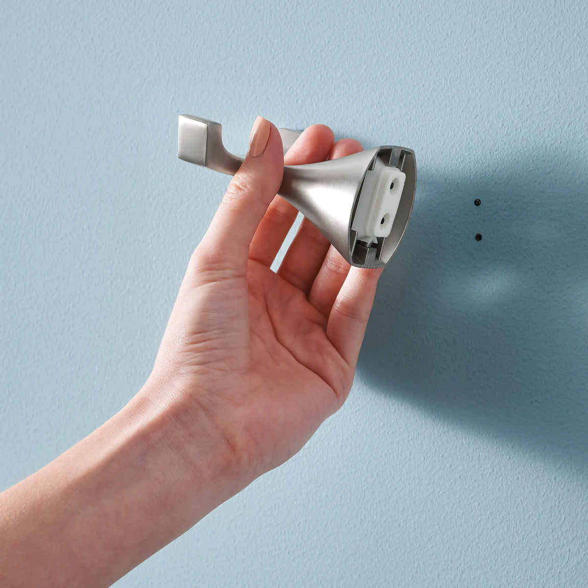 Moen Lindor Double Robe Hook MY8703 in Spot Resist Brushed Nickel (MY8703BN) - view 6