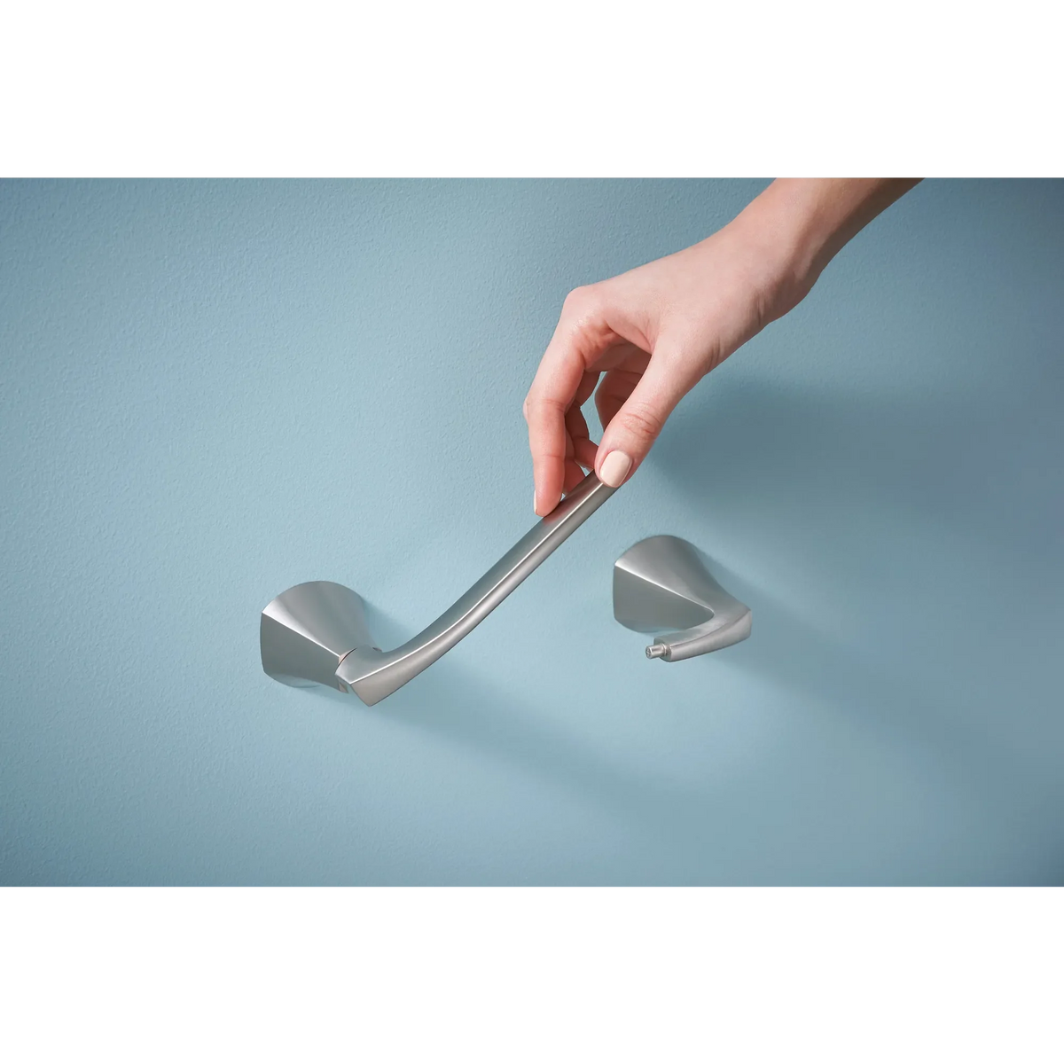 Moen Lindor Pivoting Paper Holder MY8708 in Spot Resist Brushed Nickel (MY8708BN) - view 3