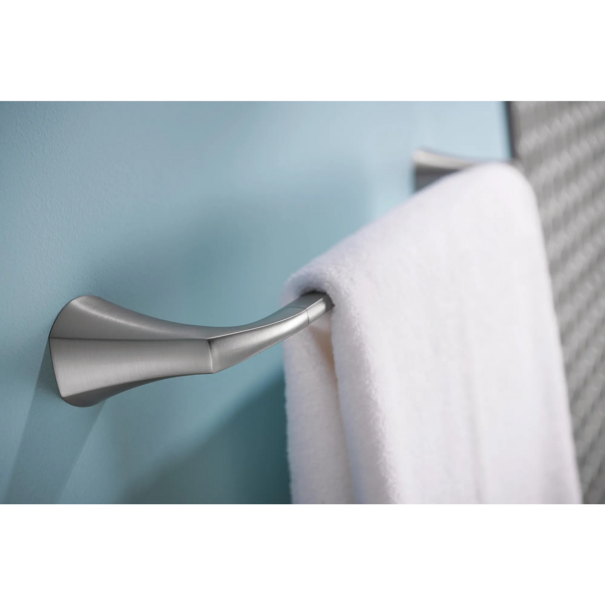 Moen Lindor 24" Towel Bar MY8724 in Spot Resist Brushed Nickel (MY8724BN) - view 2