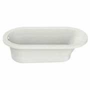 Maax Aigo 72 x 36 Acrylic Undermount End Drain Aerofeel Bathtub in White 102788-055-001 - Plumbing Market
