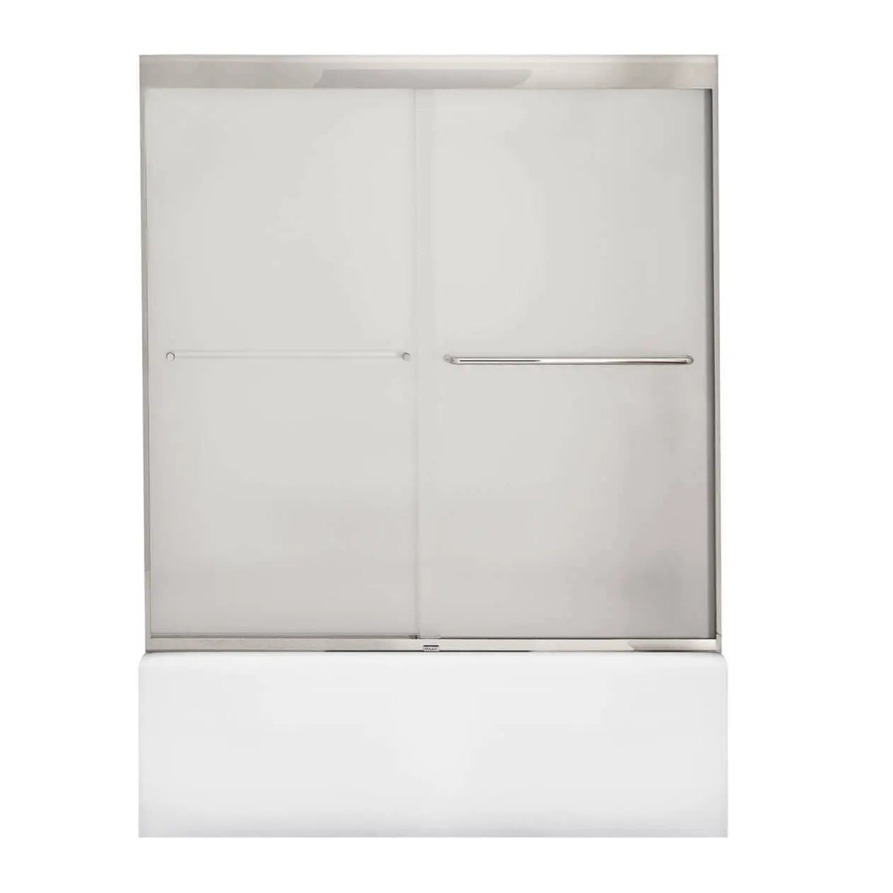 Maax Aura 55-59 x 57 in. 6 mm Sliding Tub Door for Alcove Installation with Frosted glass in Chrome 135661-978-084-000 - Plumbing Market