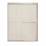 Maax Aura 55-59 x 71 in. 6 mm Sliding Shower Door for Alcove Installation with Frosted glass in Chrome 135665-978-084-000 - Plumbing Market