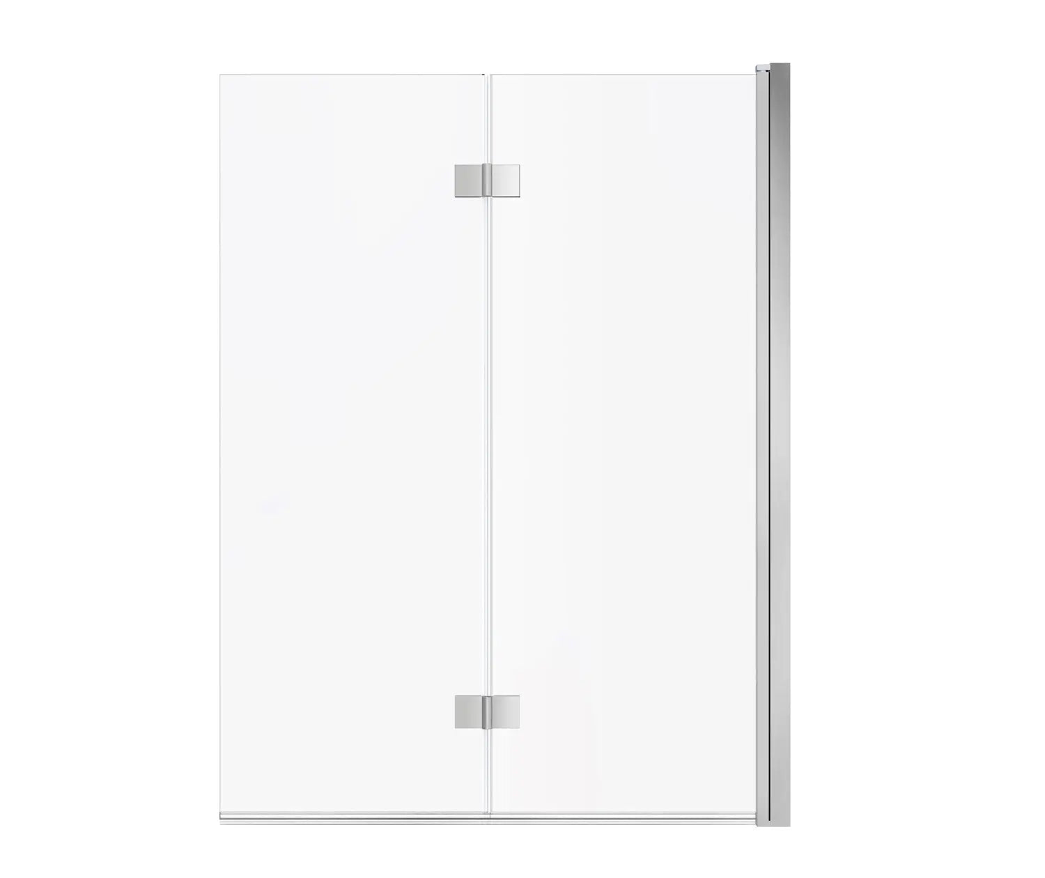 Maax Axial Access 42 x 56 in. 6 mm Pivot Tub Screen for Alcove Installation with Clear glass in Chrome 138600-900-084-000 - Plumbing Market