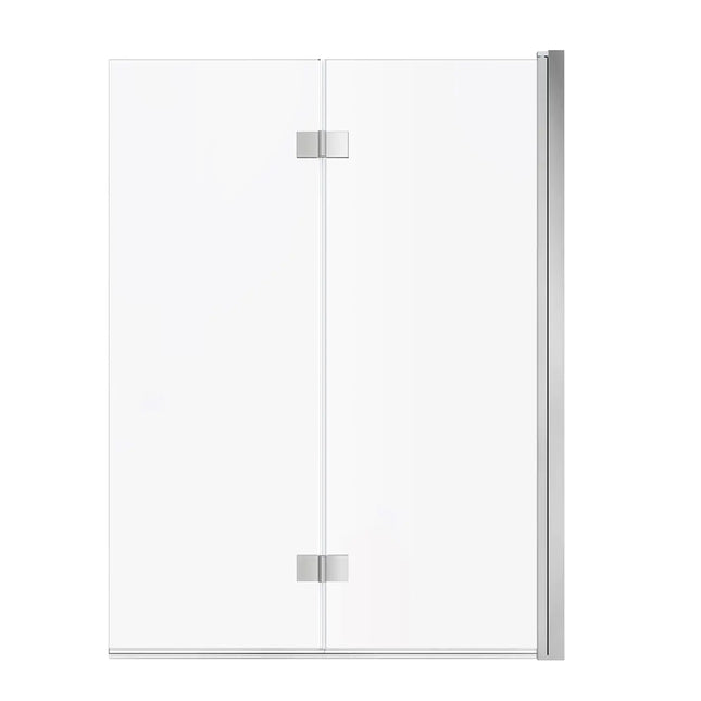 Maax Axial Access 42 x 56 in. 6 mm Pivot Tub Screen for Alcove Installation with Clear glass in Chrome 138600-900-084-000 - Plumbing Market