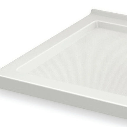 Maax B3Round 6034 Acrylic Corner Right Shower Base in White with Anti-slip Bottom with Right-Hand Drain 410035-543-001-002 - Plumbing Market