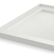 Maax B3Round 6036 Acrylic Alcove Shower Base in White with Anti-slip Bottom with Right-Hand Drain 410006-541-001-002 - Plumbing Market