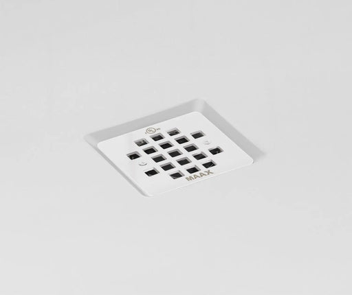 Maax B3Square 4836 Acrylic Corner Right Shower Base in White with Anti-slip Bottom with Center Drain 420003-543-001-100 - Plumbing Market