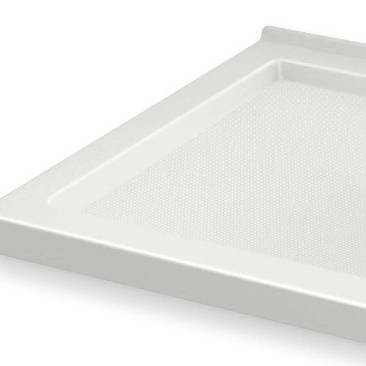 Maax B3Square 6032 Acrylic Corner Right Shower Base in White with Anti-slip Bottom with Right-Hand Drain 420005-543-001-100 - Plumbing Market