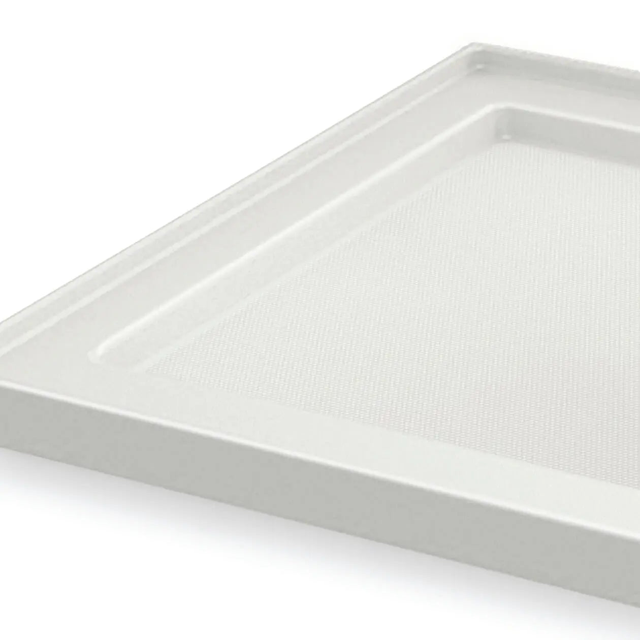 Maax B3Square 6036 Acrylic Alcove Shower Base in White with Anti-slip Bottom with Left-Hand Drain 420006-541-001-100 - Plumbing Market