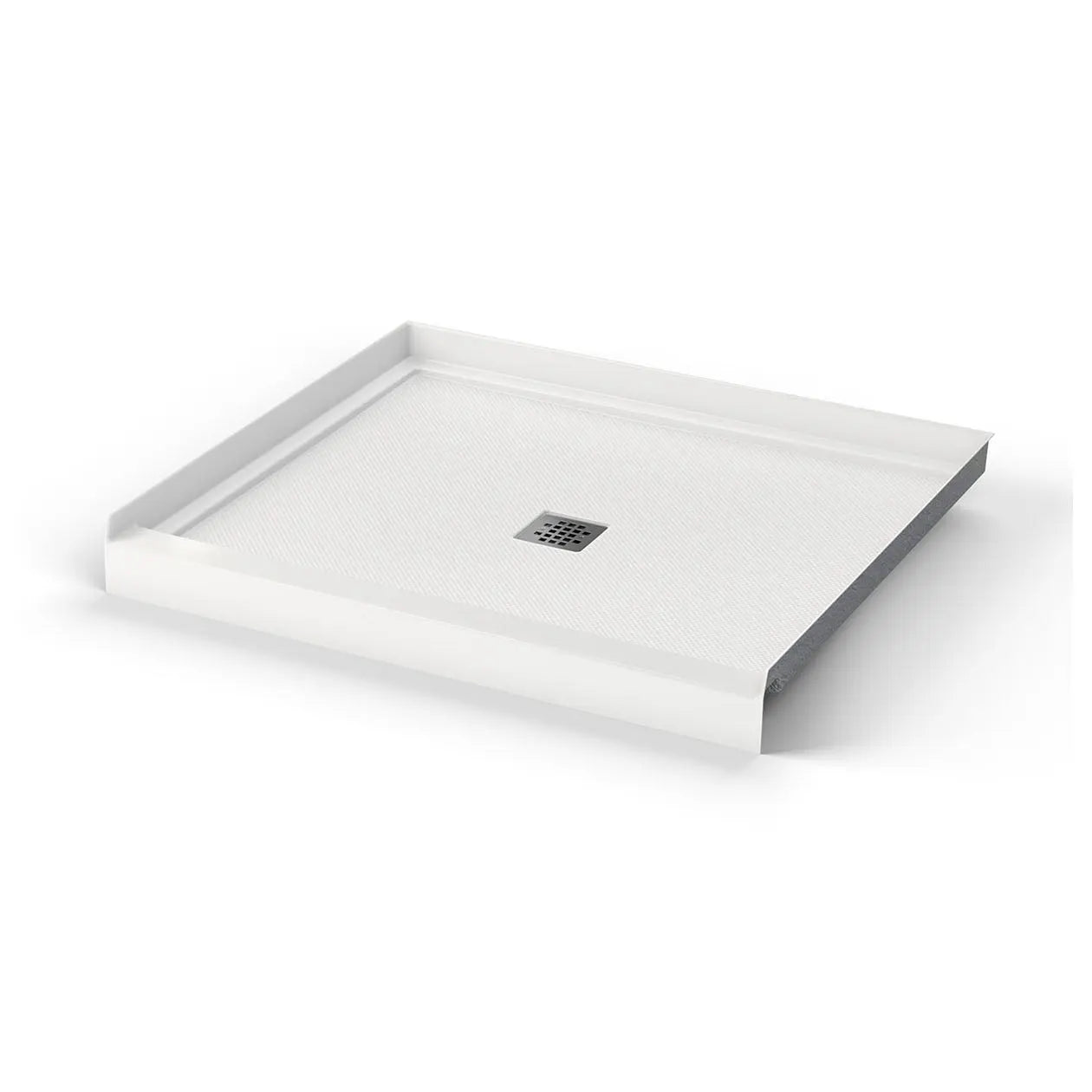 Maax B3X 4236 Acrylic Alcove Shower Base with Anti-slip Bottom with Center Drain in White 420039-541-001-000 - Plumbing Market