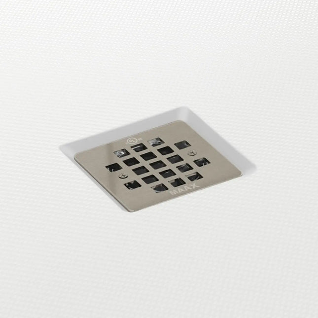 Maax B3X 6032 Acrylic Corner Right Shower Base with Anti-slip Bottom with Right-Hand Drain in White 420025-543-001-000 - Plumbing Market