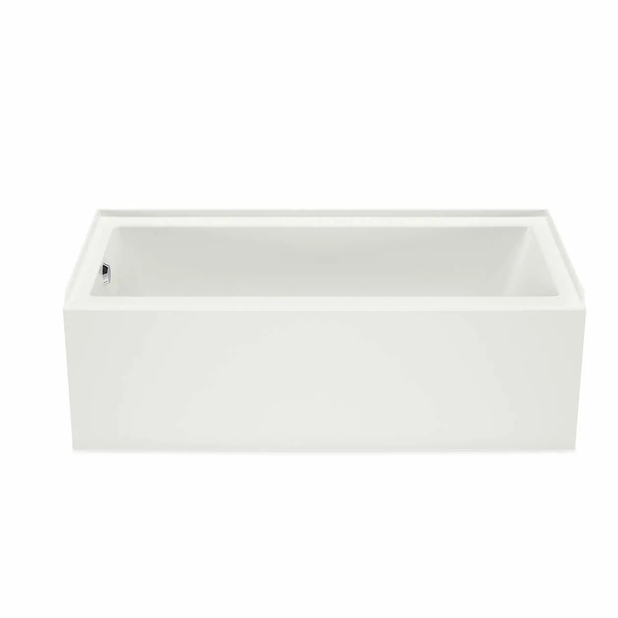 Maax Bosca 6032 Acrylic Alcove Right-Hand Drain Bathtub in White 106969-000-001-002 - Plumbing Market