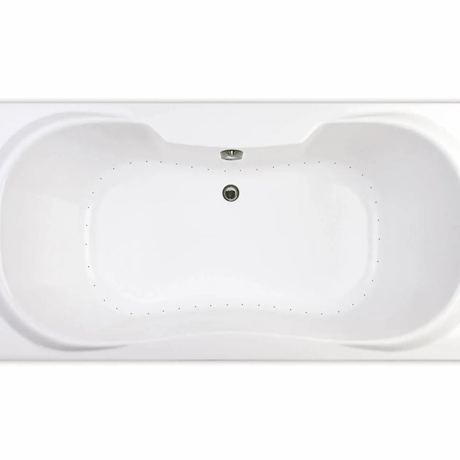 Maax Cambridge 72 x 36 Acrylic Drop-in Center Drain Aerosens Bathtub in White 101227-108-001-000 - Plumbing Market