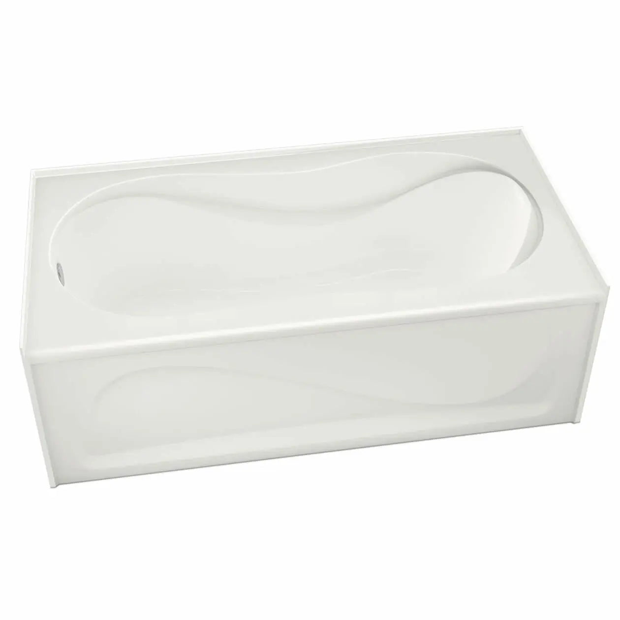Maax Cocoon 6030 IFS Acrylic Alcove Right-Hand Drain Bathtub in White 105822-000-001-104 - Plumbing Market