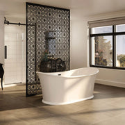 Maax Elina 6634 Acrylic Skirted Freestanding Center Drain Bathtub - Plumbing Market