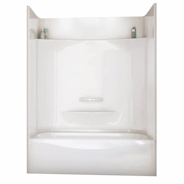 Maax Essence TS-6032 AFR AcrylX Alcove Right-Hand Drain Four-Piece Tub Shower in White 148013-000-002-795 - Plumbing Market