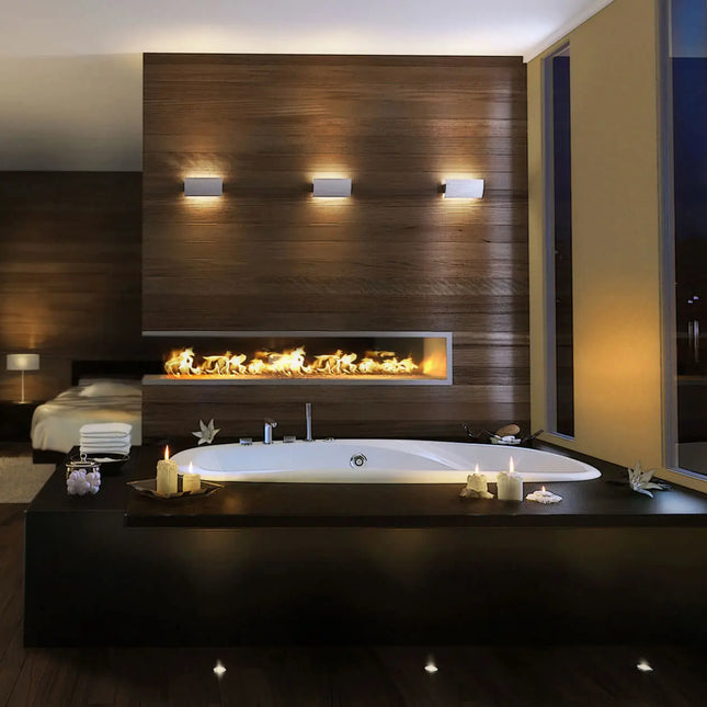 Maax Eterne 7236 Acrylic Drop-in Center Drain Hydromax Bathtub in White 101317-004-001 - Plumbing Market