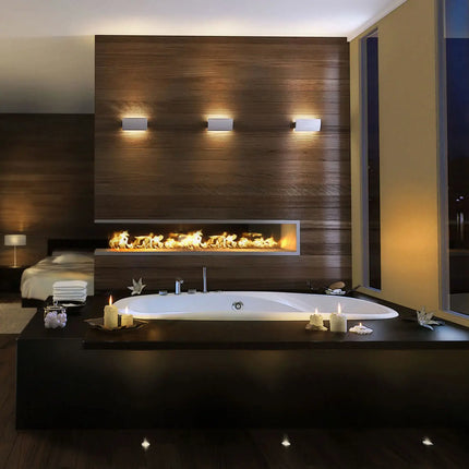 Maax Eterne 7242 Acrylic Drop-in Center Drain Hydromax Bathtub in White 101318-004-001 - Plumbing Market