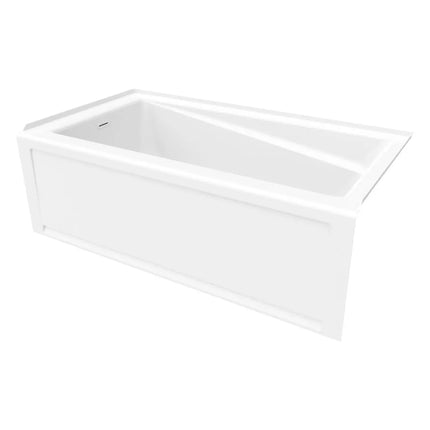 Maax Exhibit 60 x 32 IFS AFR Acrylic Alcove Right-Hand Drain Bathtub in White 105512 - Plumbing Market