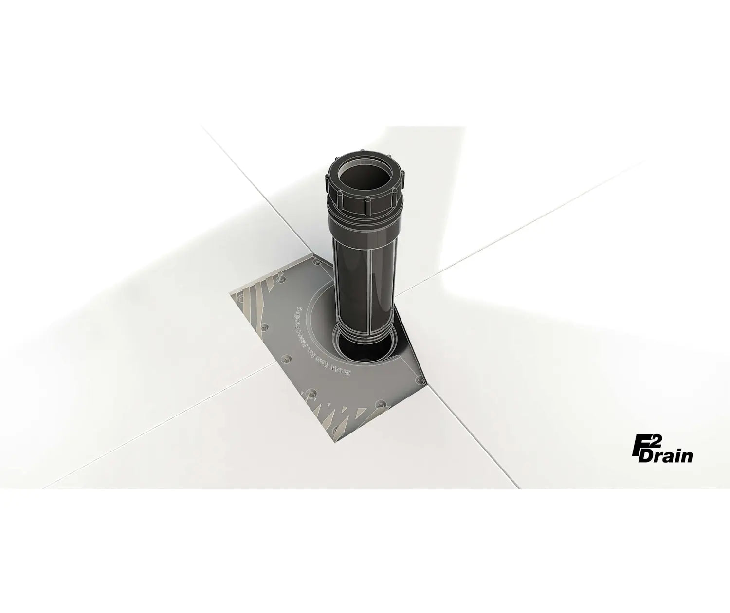 Maax F2 Drain - PVC kit 10034341 - Plumbing Market