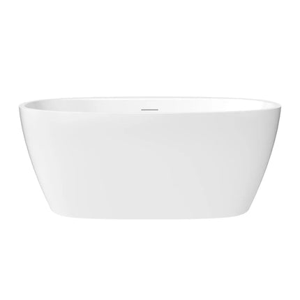 Maax Hatto 5932 Acrylic Freestanding Center Drain Bathtub in White - Plumbing Market