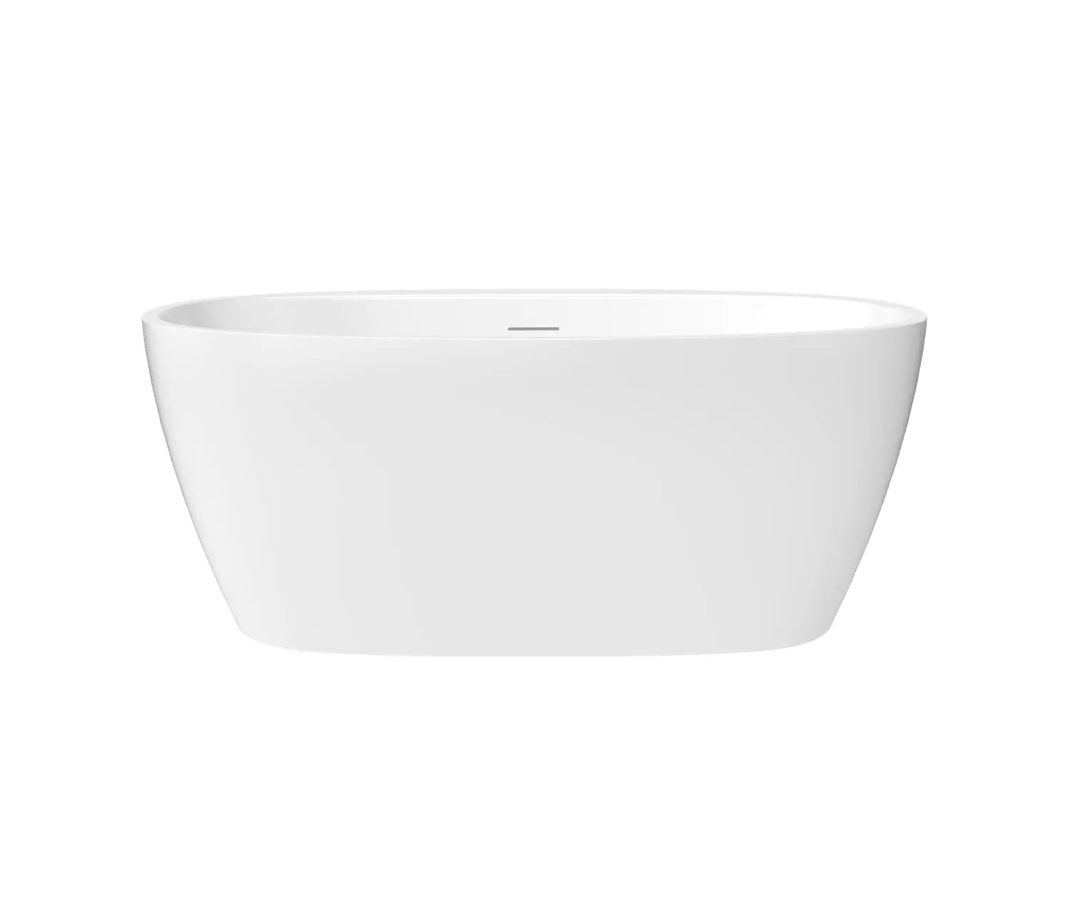 Maax Hatto 5932 Acrylic Freestanding Center Drain Bathtub in White - Plumbing Market