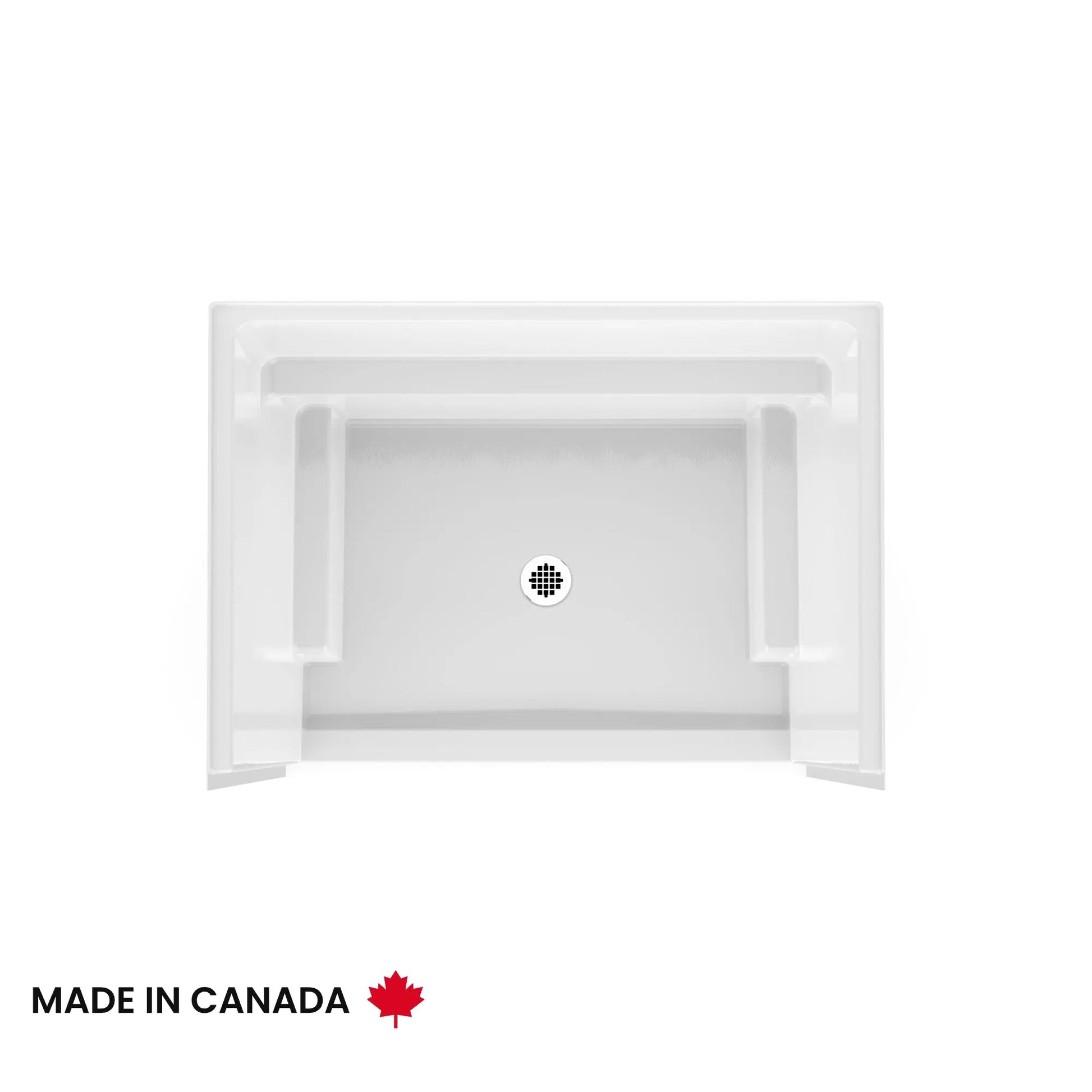 Maax Icon SH4834 AcrylX Alcove Center Drain One-piece Shower in White - Plumbing Market