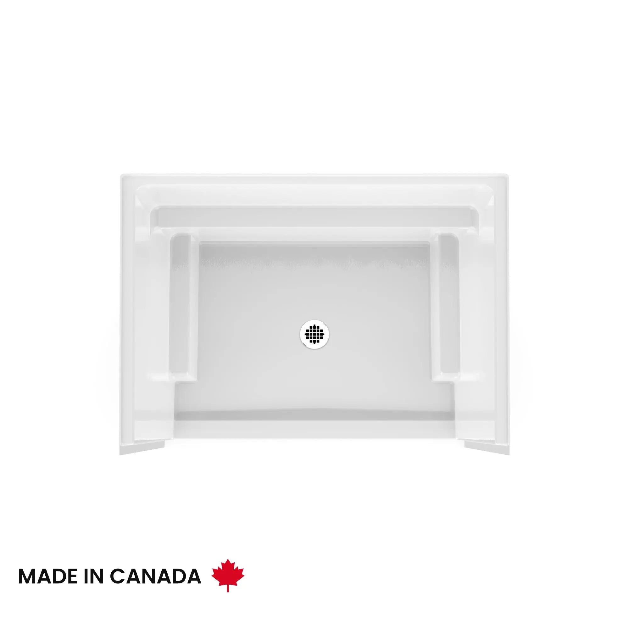 Maax Icon SH4834 AcrylX Alcove Center Drain One-piece Shower in White - Plumbing Market