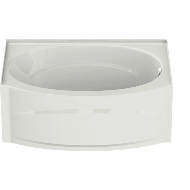 Maax Islander AFR 60 x 38 Acrylic Alcove Right-Hand Drain Combined Whirlpool & Aeroeffect Bathtub in White 102895-R-096-001 - Plumbing Market