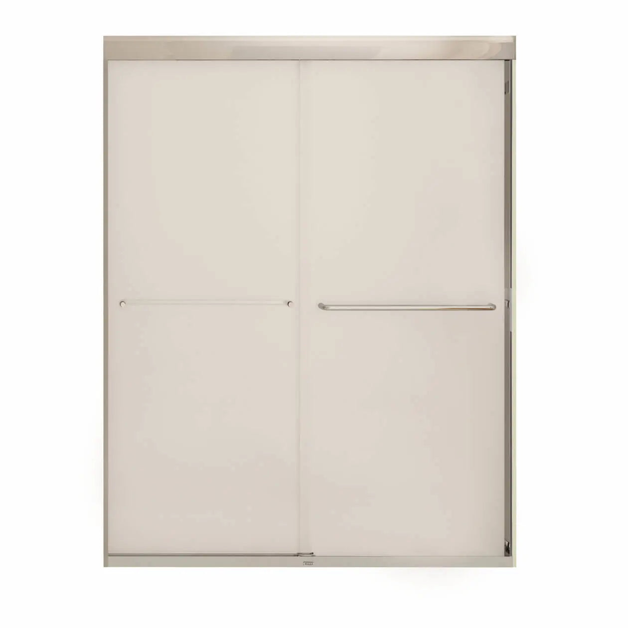 Maax Kameleon 55-59 x 71 in. 6 mm Bypass Shower Door for Alcove Installation with Frosted glass in Chrome 134565-978-084-000 - Plumbing Market