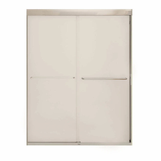 Maax Kameleon 55-59 x 71 in. 6 mm Bypass Shower Door for Alcove Installation with Frosted glass in Chrome 134565-978-084-000 - Plumbing Market