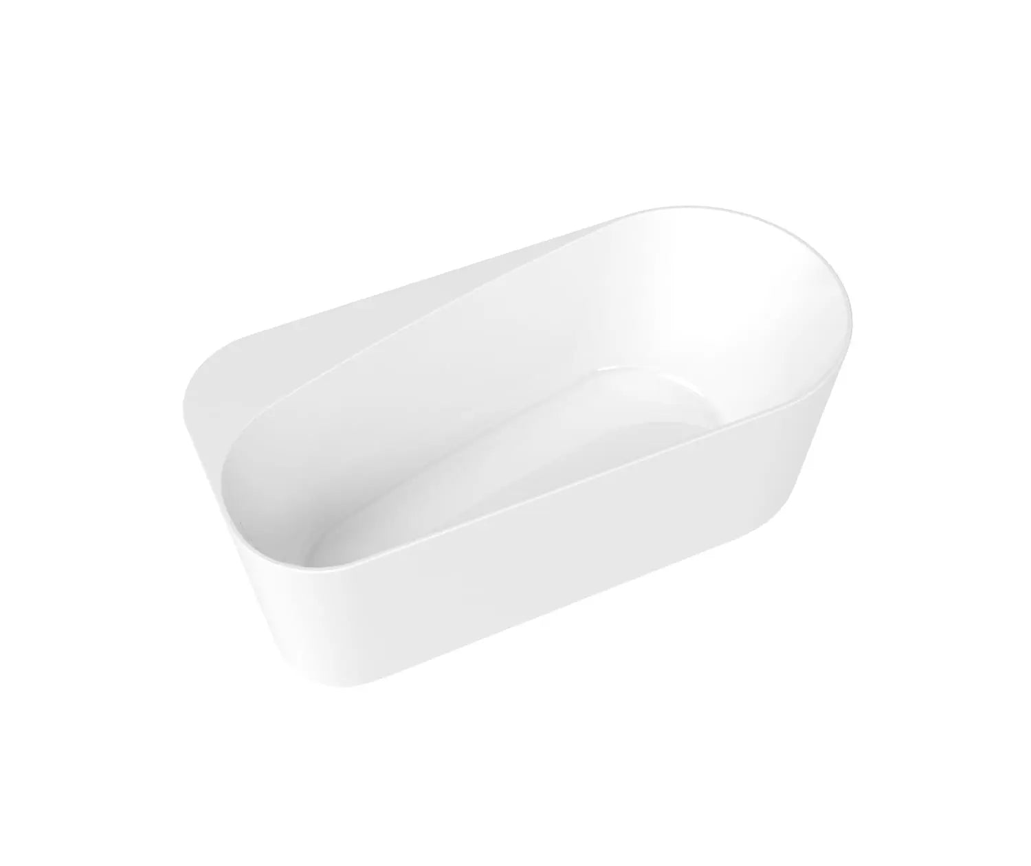 Maax Kuja 6732 Acrylic Freestanding End Drain Bathtub in White - Plumbing Market