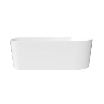 Maax Kuja 6732 Acrylic Freestanding End Drain Bathtub in White - Plumbing Market