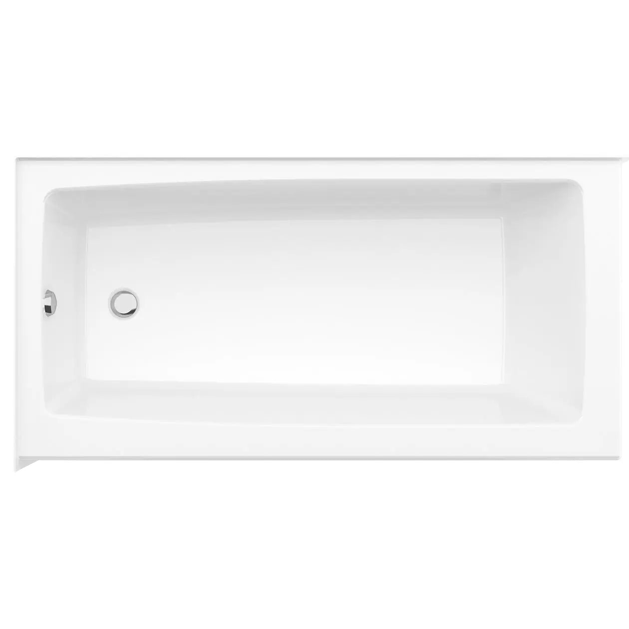 Maax Mackenzie Corner 6030 AFR AcrylX Corner Right-Hand Drain Bathtub in White 106812-000-002-102 - Plumbing Market