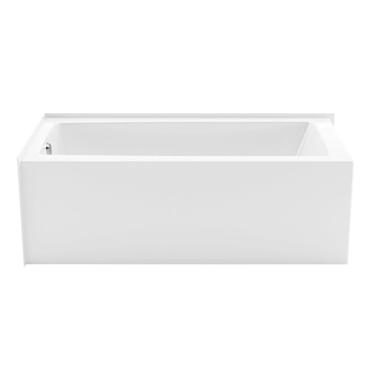 Maax Mackenzie Corner 6030 AFR AcrylX Corner Right-Hand Drain Bathtub in White 106812-000-002-102 - Plumbing Market