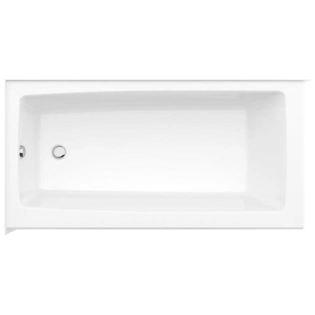 Maax Mackenzie Corner 6032 AFR AcrylX Corner Right-Hand Drain Bathtub in White 106814-000-002-102 - Plumbing Market