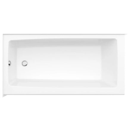 Maax Mackenzie Corner 6032 AcrylX Corner Right-Hand Drain Bathtub in White 106813-000-002-002 - Plumbing Market