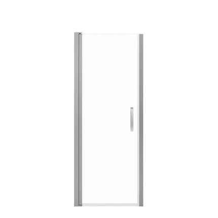 Maax Manhattan 27-29 x 68 in. 6 mm Pivot Shower Door for Alcove Installation with Clear glass & Square Handle in Chrome 138262-900-084-101 - Plumbing Market