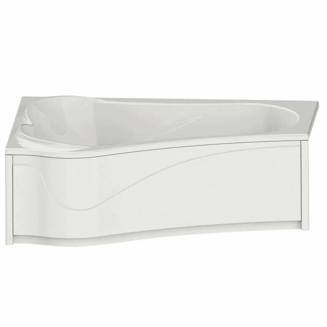 Maax Murmur 6043 ASY Acrylic Drop-in Right-Hand Drain 10 Microjets Bathtub in White 105728-091-001-002 - Plumbing Market