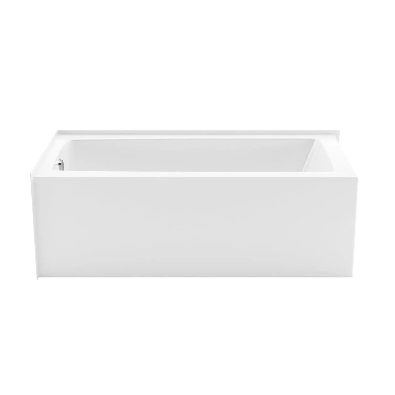 Maax Nomad Corner 6032 AFR AcrylX Corner Right-Hand Drain Bathtub in White 106826-000-002-102 - Plumbing Market