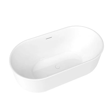 Maax Ommu 5932 Acrylic Freestanding Center Drain Bathtub in White - Plumbing Market