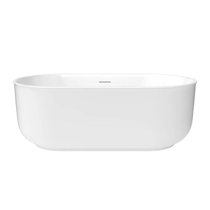 Maax Ommu 5932 Acrylic Freestanding Center Drain Bathtub in White - Plumbing Market