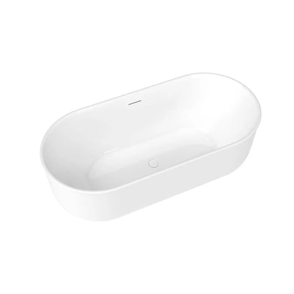 Maax Ommu 6732 Acrylic Freestanding Center Drain Bathtub in White - Plumbing Market