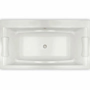 Maax Optik C 66 x 36 Acrylic Drop-in Center Drain Aerofeel Bathtub in White 105743-055-001-000 - Plumbing Market