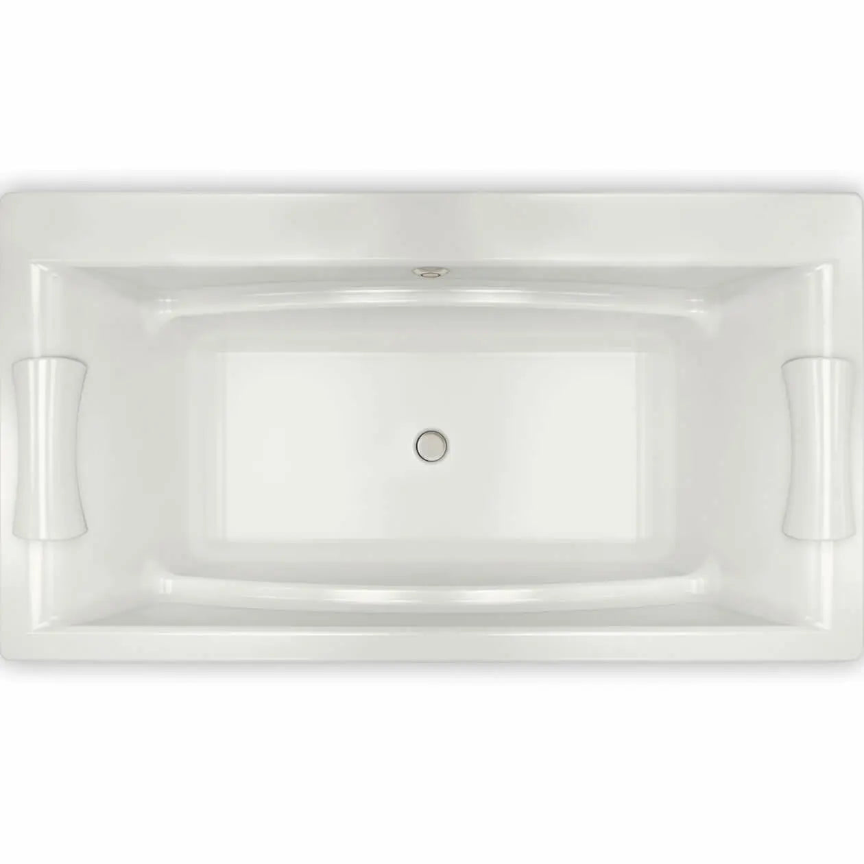 Maax Optik C 66 x 36 Acrylic Drop-in Center Drain Combined Hydrofeel & Aerofeel Bathtub in White 105743-056-001-000 - Plumbing Market