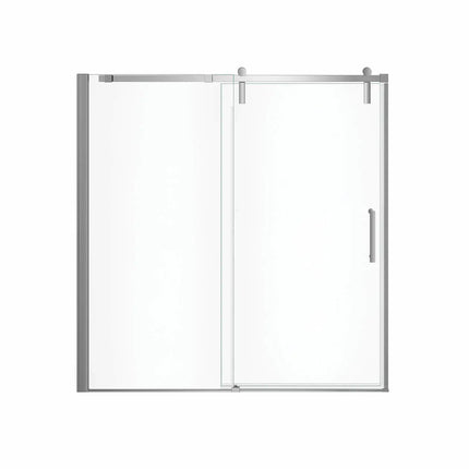 Maax Outback 55 ¼ - 58 1/2 x 57 in. 8mm Sliding Tub Door for Alcove Installation with Clear glass in Chrome 137682-900-084-000 - Plumbing Market