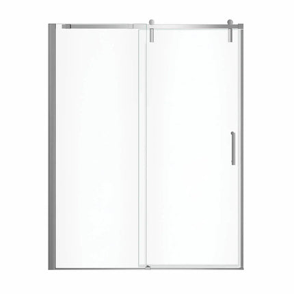 Maax Outback 55 ¼ - 58 ½ x 70 ½ in. 8mm Sliding Shower Door for Alcove Installation with Clear glass in Chrome 137681-900-084-000 - Plumbing Market