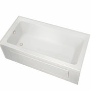 Maax Pose 6030 IF Acrylic Alcove Right-Hand Drain Whirlpool Bathtub in White 106198-R-001-001 - Plumbing Market